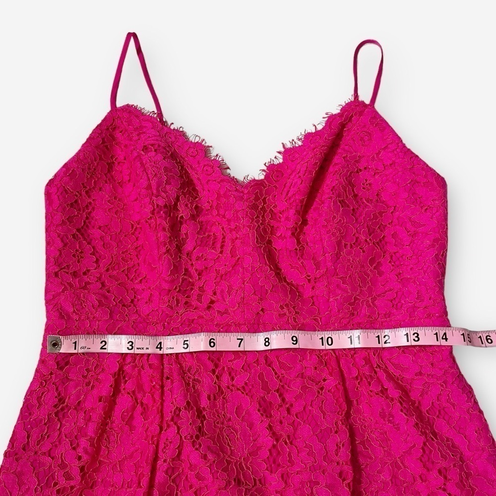 J. Crew Raspberry Lace Midi Dress - Picture 11 of 12
